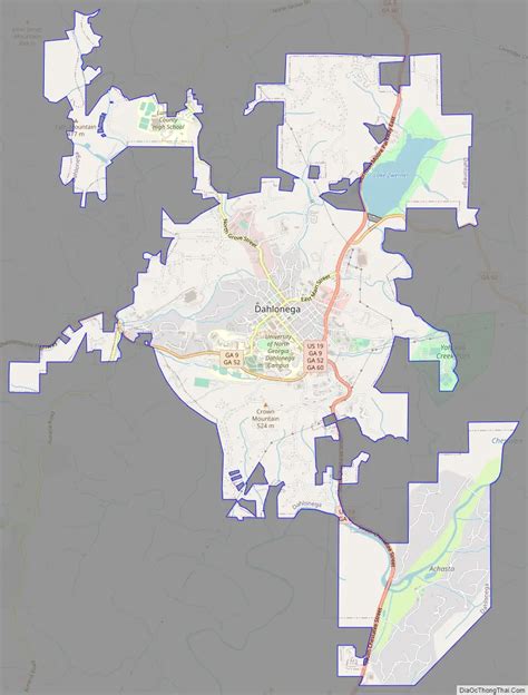 city of dahlonega water|dahlonega ga map.